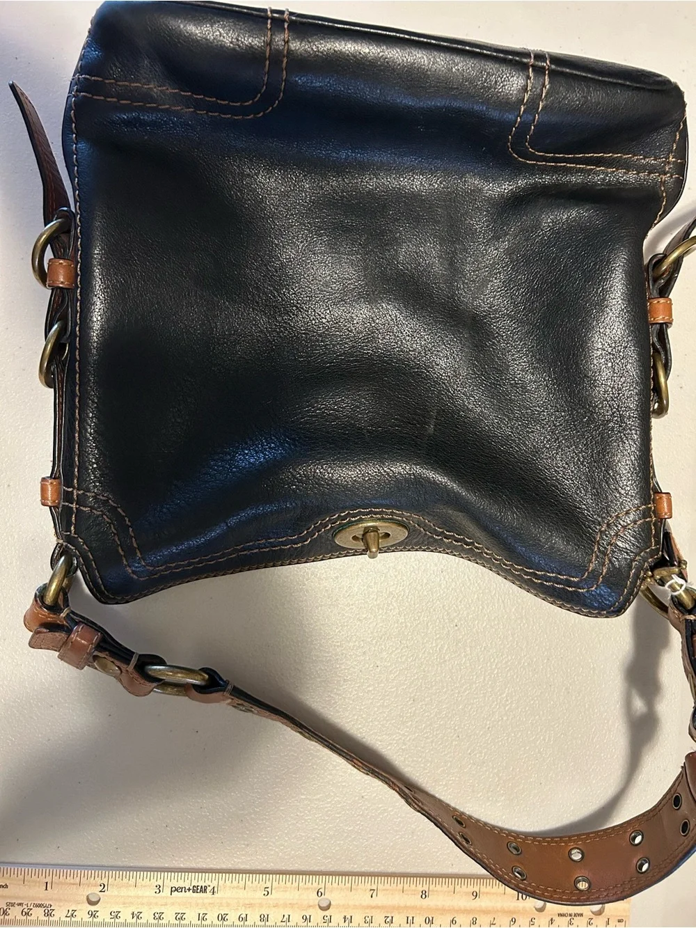 Coach sleek black